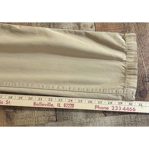 American Eagle Pants Mens 29X32 Tan Actual 29X30 Original Straight Made to Last - Picture 6 of 13